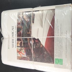 Vintage NWT XL Full Size Percale Sheets